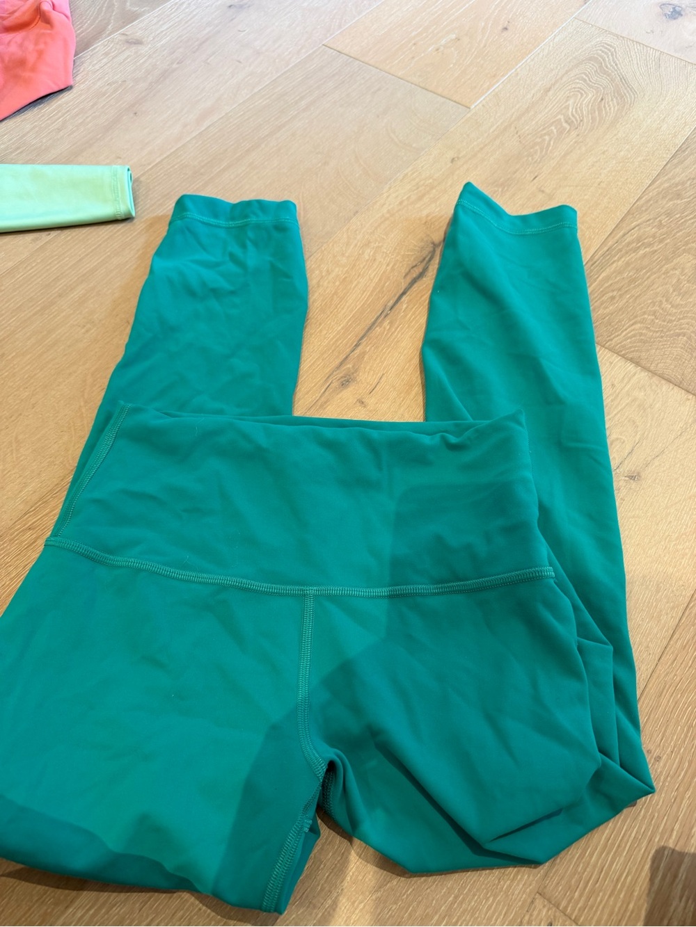 Lululemon Teal High-Waist Active Leggings